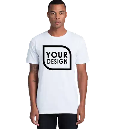 Adult T-shirt showing a Your Design print example