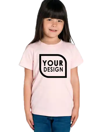 Kids T-shirt showing a Your Design print example