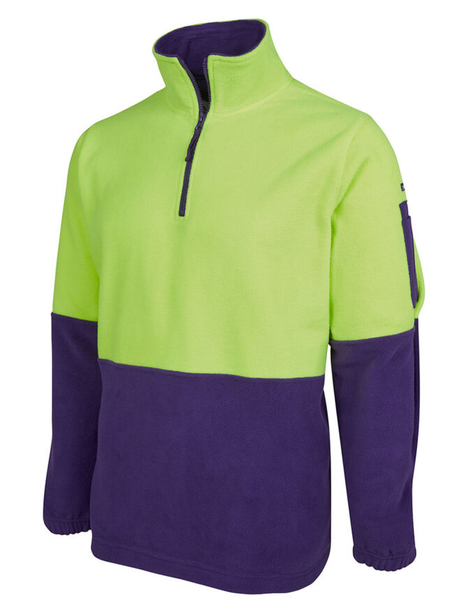 Hi Vis 1/2 Zip Polar Fleece Thumbnail