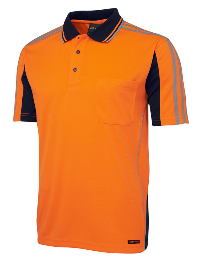 Hi Vis 4602.1 S/S Arm Tape Polo Thumbnail