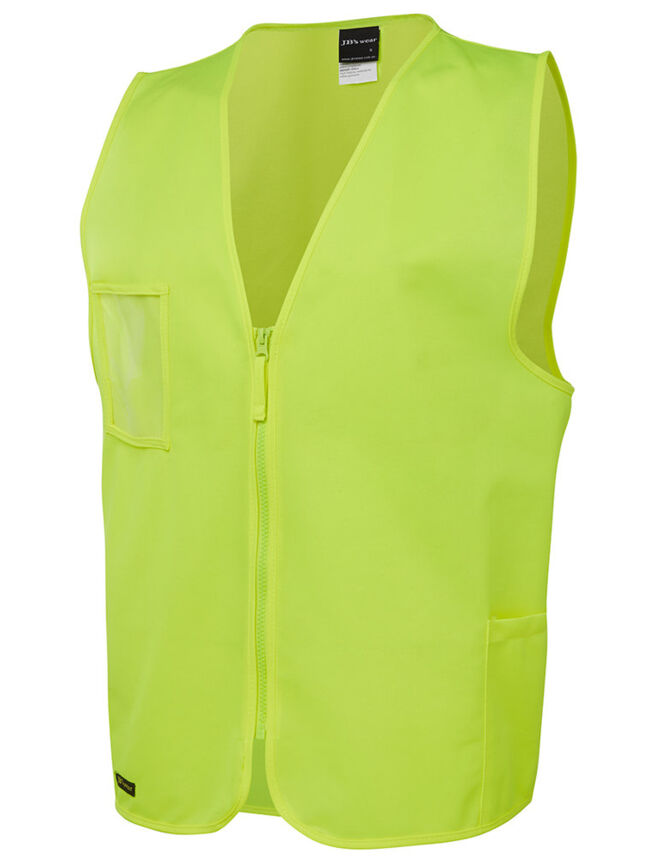 Hi Vis Zip Safety Vest Thumbnail