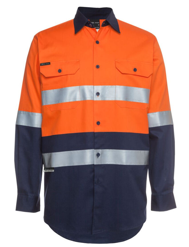 JB's Hi Vis (D+N) L/S 190G Shirt Thumbnail