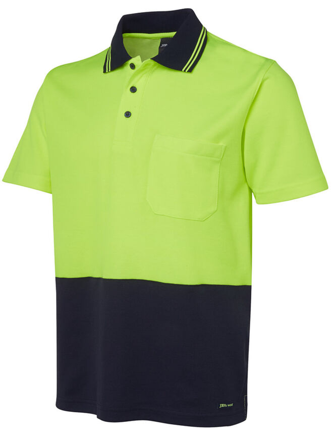 JB's HV Non Cuff S/S Cotton Back Polo Thumbnail